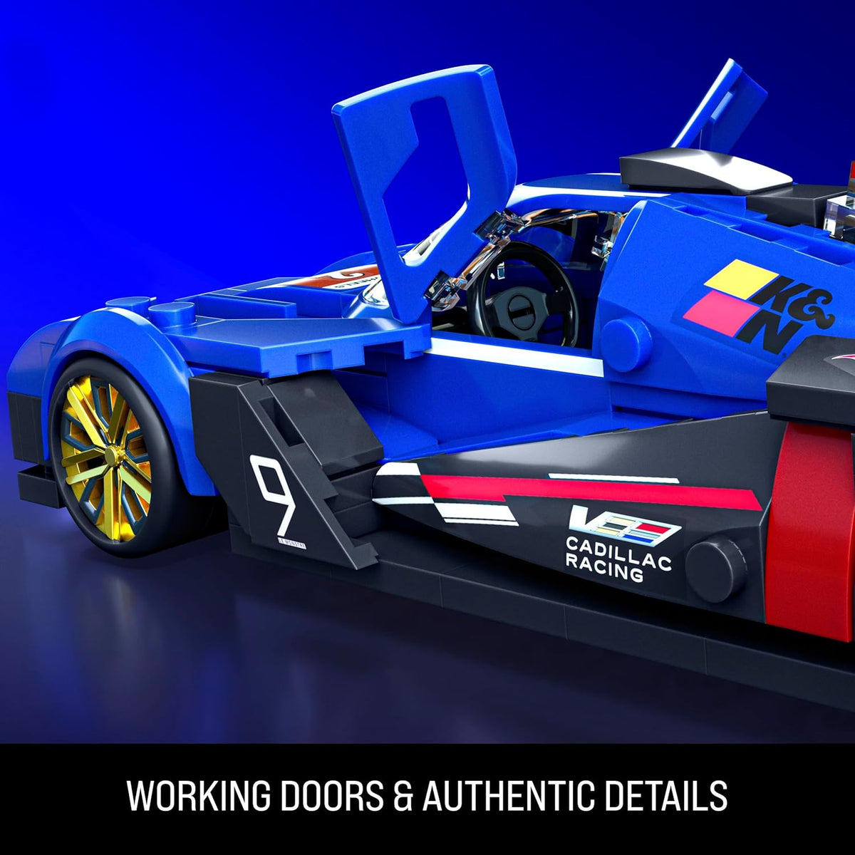 Hot Wheels Brick Shop Cadillac Project GTP Hypercar 1:32 Scale Model Toys for Kids