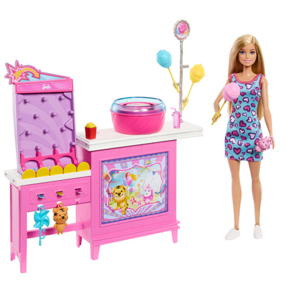 Barbie Mysteries: Beach Detectives Doll & Game Booth Playset with Accessories