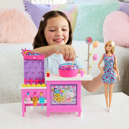 Barbie Mysteries: Beach Detectives Doll & Game Booth Playset with Accessories
