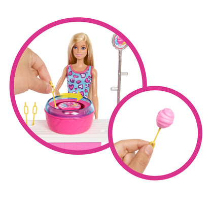Barbie Mysteries: Beach Detectives Doll & Game Booth Playset with Accessories