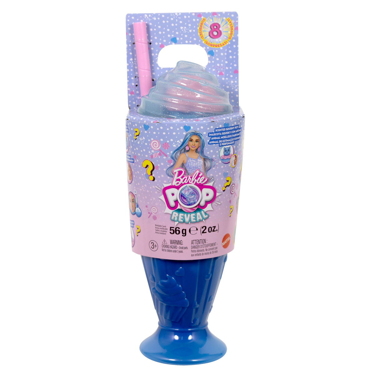 Barbie Pop Reveal Treat Series Fashion Doll with 8 Surprise Accessories
