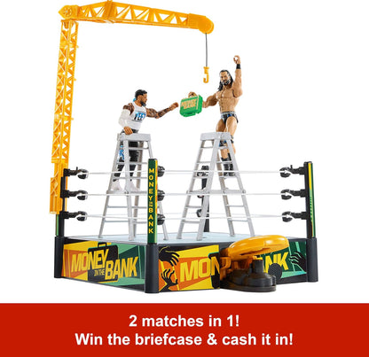 WWE Money in the Bank Cash-In Wrestling Ring Playset
