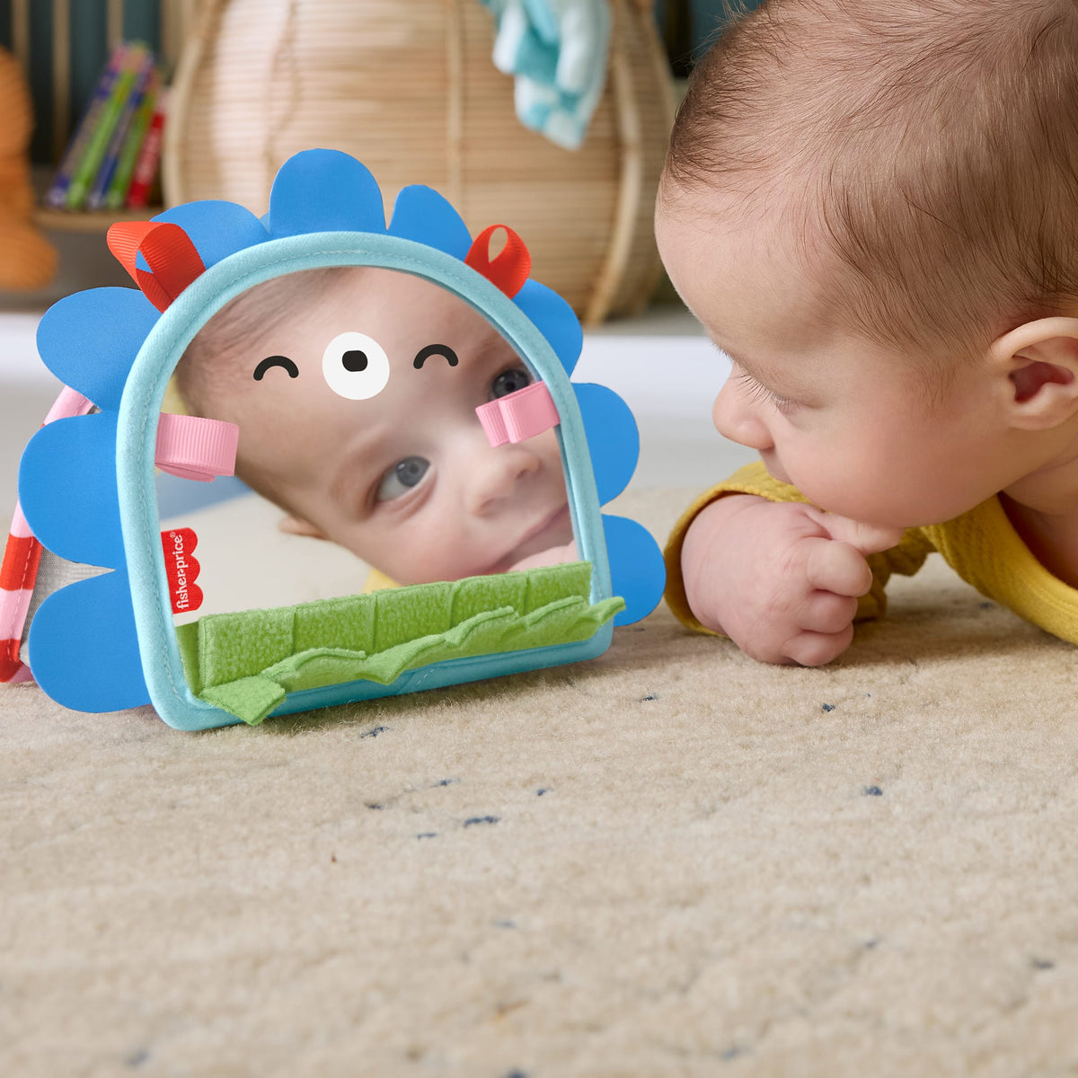 Fisher-Price Prop & Go Portable Baby Activity Mirror
