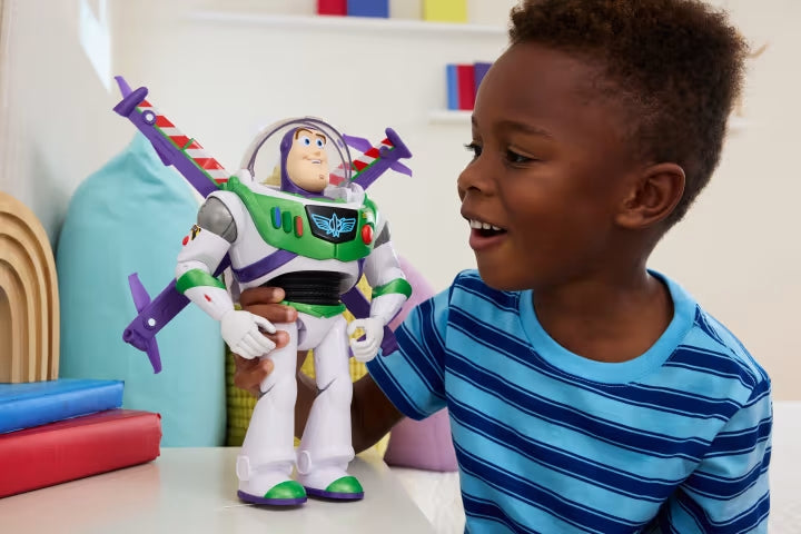 Disney Pixar Toy Story 5 Flight Mode Hi-Tech Buzz Lightyear 12 Inch Talking Figure