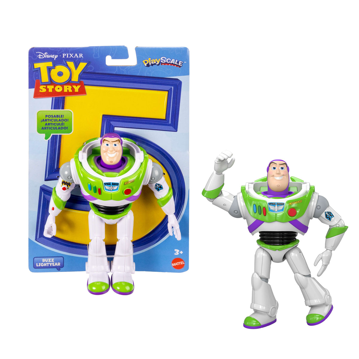 Disney Pixar Toy Story 5 Buzz Lightyear Playscale Action Figure