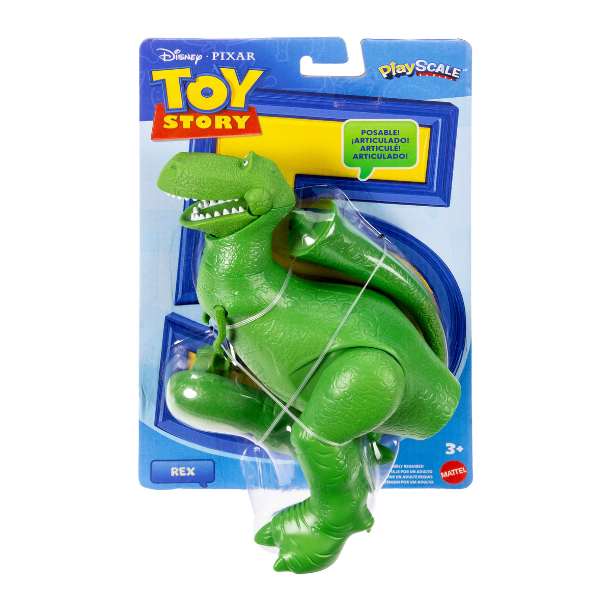 Disney Pixar Toy Story 5 Rex Playscale Action Figure