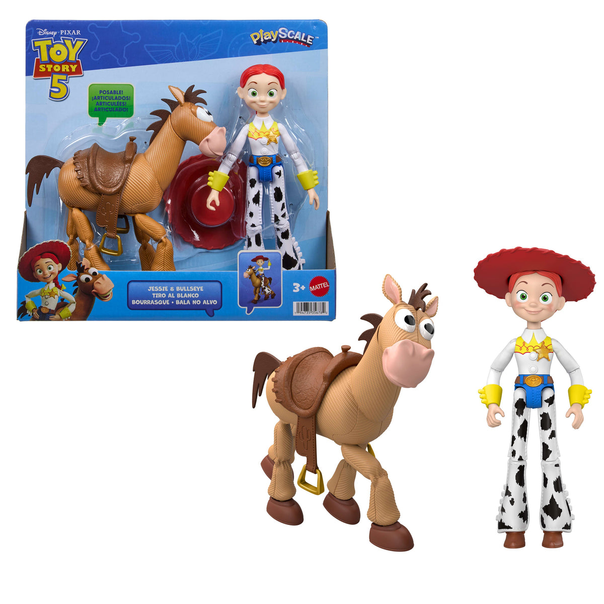 Disney Pixar Toy Story 5 Jessie & Bullseye 7 Inch Action Figure 2-Pack