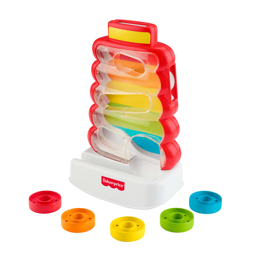 Fisher-Price Drop Through Rock-a-Stack Baby Stacking Toy