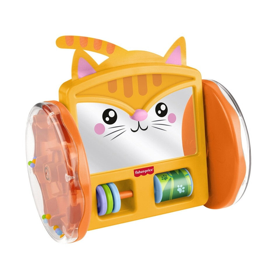 Fisher-Price Crawl-After Kitty Mirror Baby Activity Toy