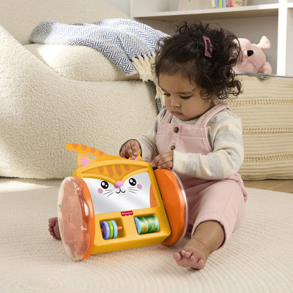 Fisher-Price Crawl-After Kitty Mirror Baby Activity Toy