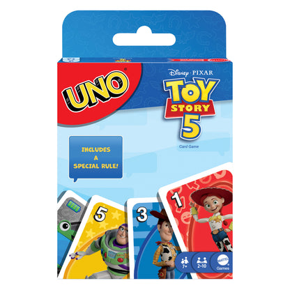 Mattel UNO Disney & Pixar Toy Story 5 Card Game