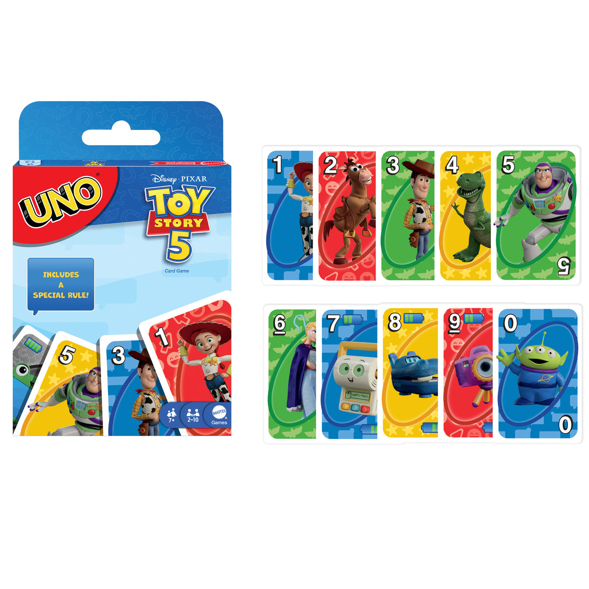 Mattel UNO Disney & Pixar Toy Story 5 Card Game