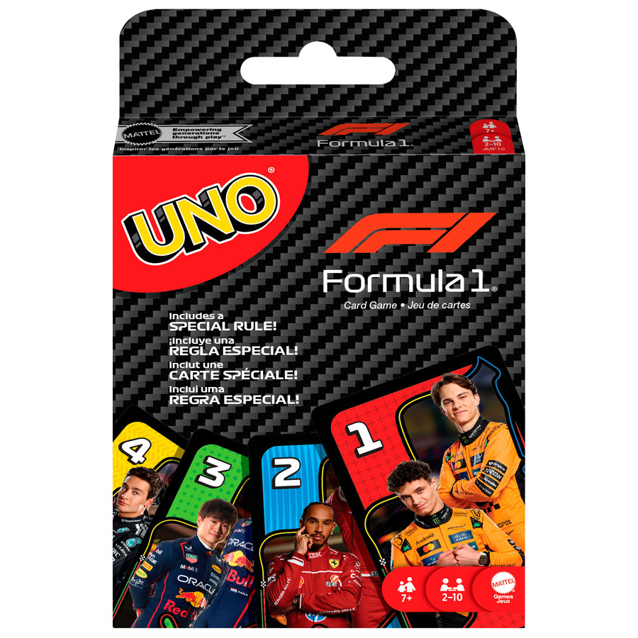 Mattel UNO Formula 1 Card Game