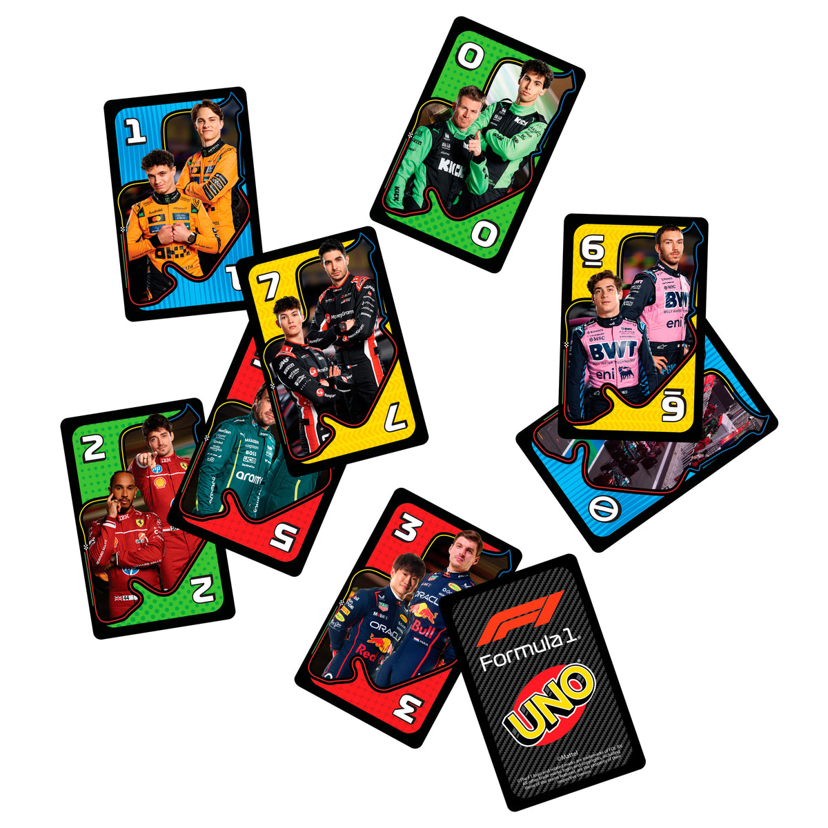 Mattel UNO Formula 1 Card Game
