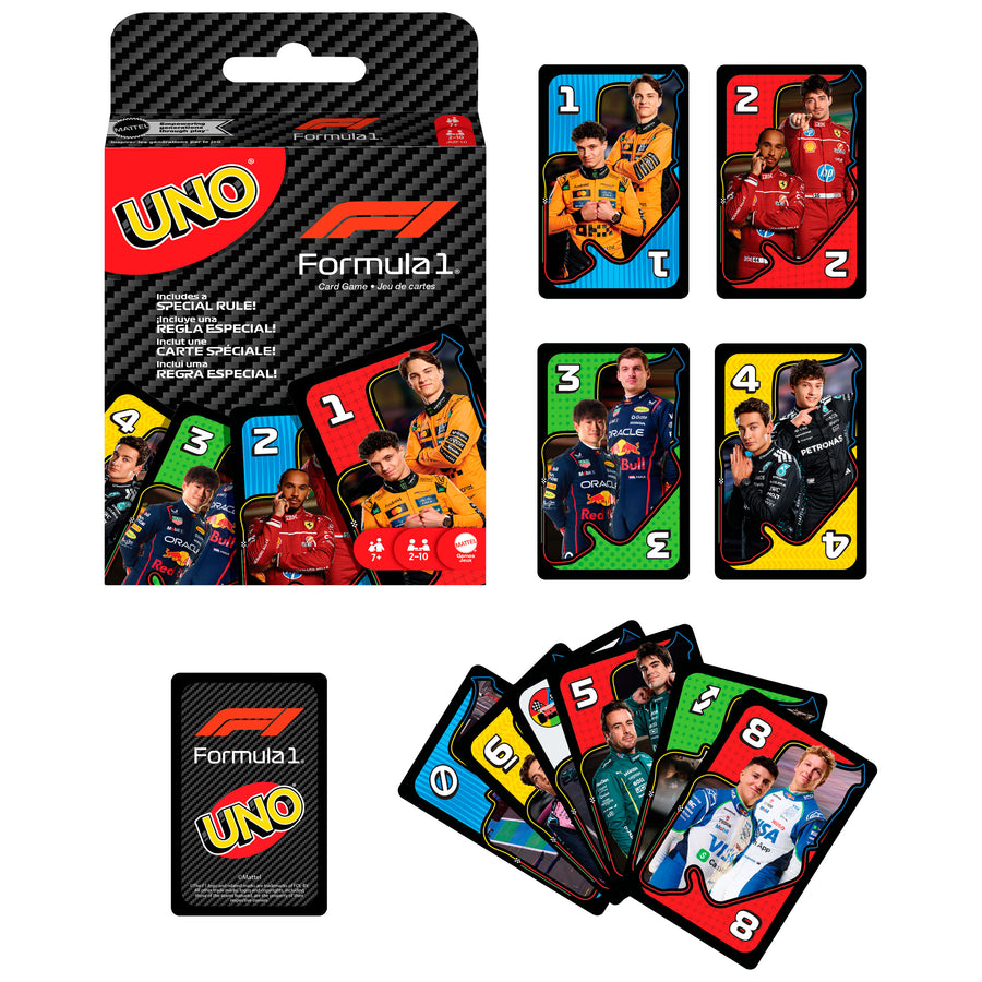 Mattel UNO Formula 1 Card Game