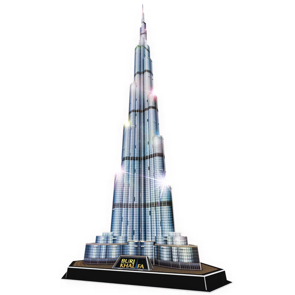 3D Puzzle Burj Khalifa 136-Piece UAE Battery-Operated