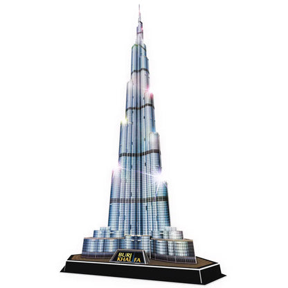 3D Puzzle Burj Khalifa 136-Piece UAE Battery-Operated