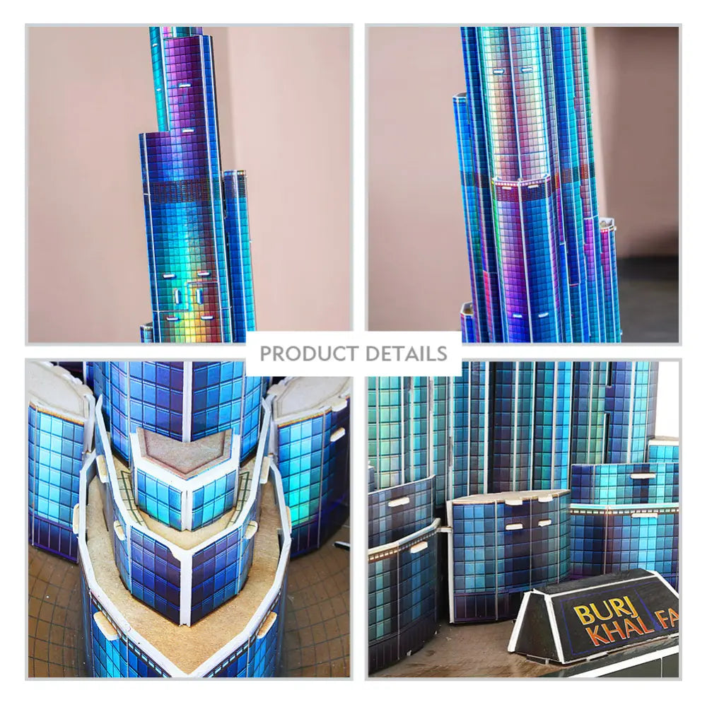 3D Puzzle Burj Khalifa 136-Piece UAE Battery-Operated
