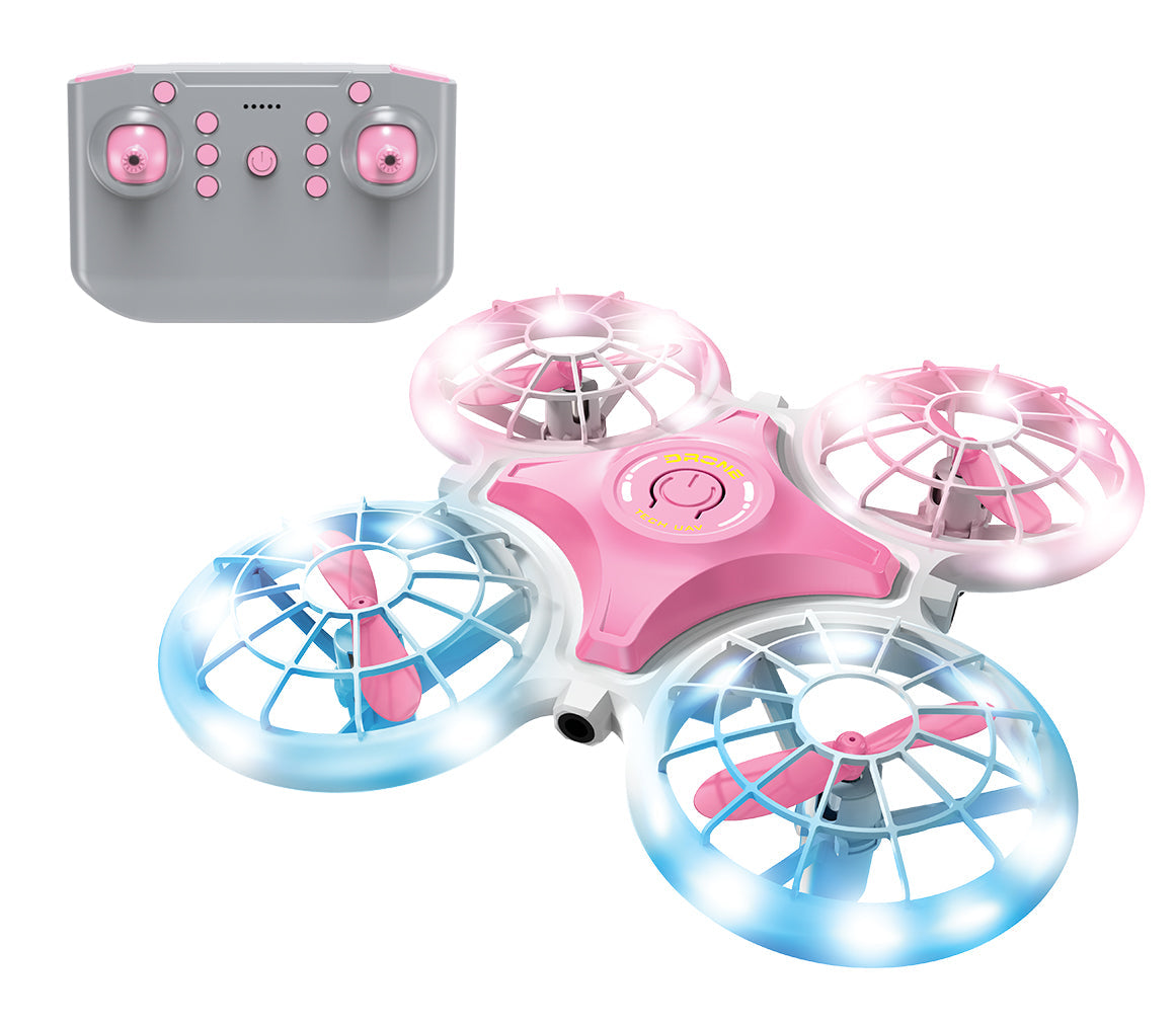 Demoz RC Sky Trackerz 2.4G Light Pink Battery-Operated Flying Toy