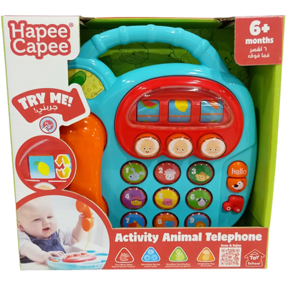 Hapee Capee Activity Animal Telephone Battery Operated
