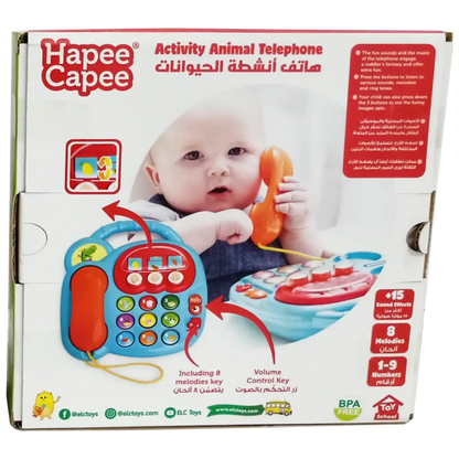Hapee Capee Activity Animal Telephone Battery Operated