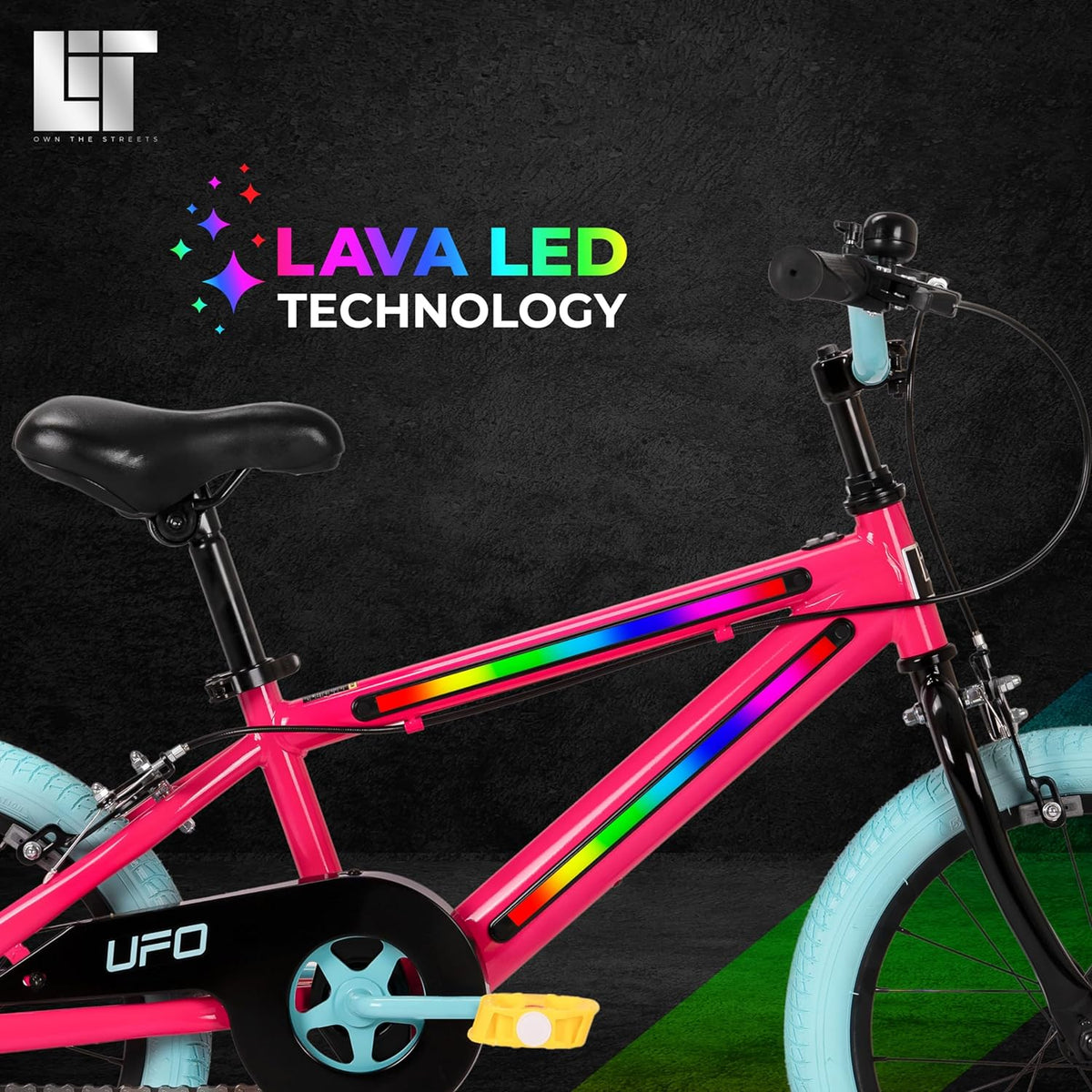 Spartan Lit UFO Bicycle Hot 16 - Inch