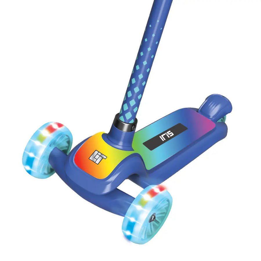 Spartan Lit Iris 3 Wheel Scooter Blue Battery-Operated