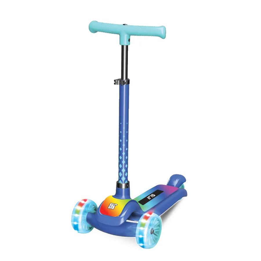 Spartan Lit Iris 3 Wheel Scooter Blue Battery-Operated