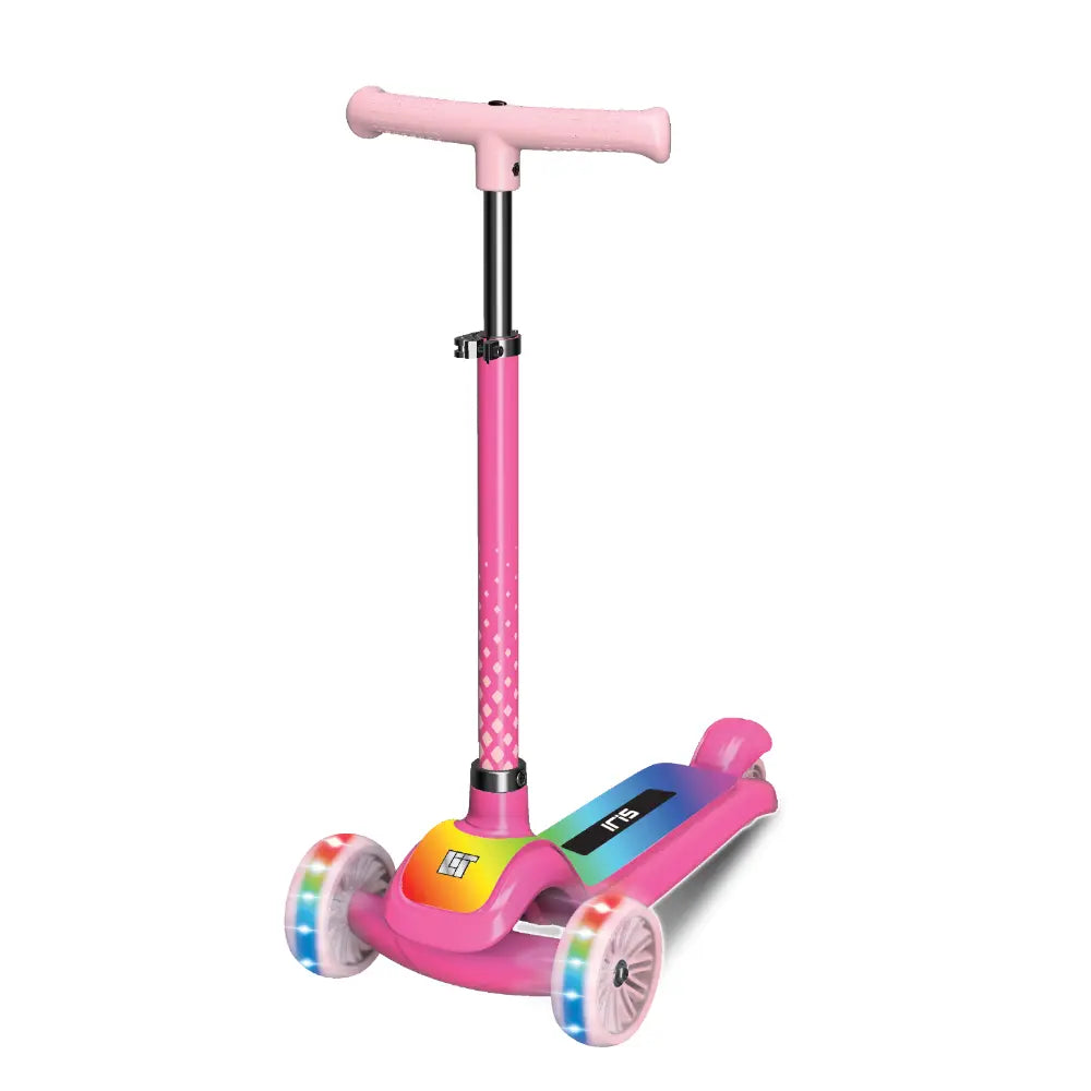 Spartan Lit Iris 3 Wheel Scooter Pink Battery-Operated