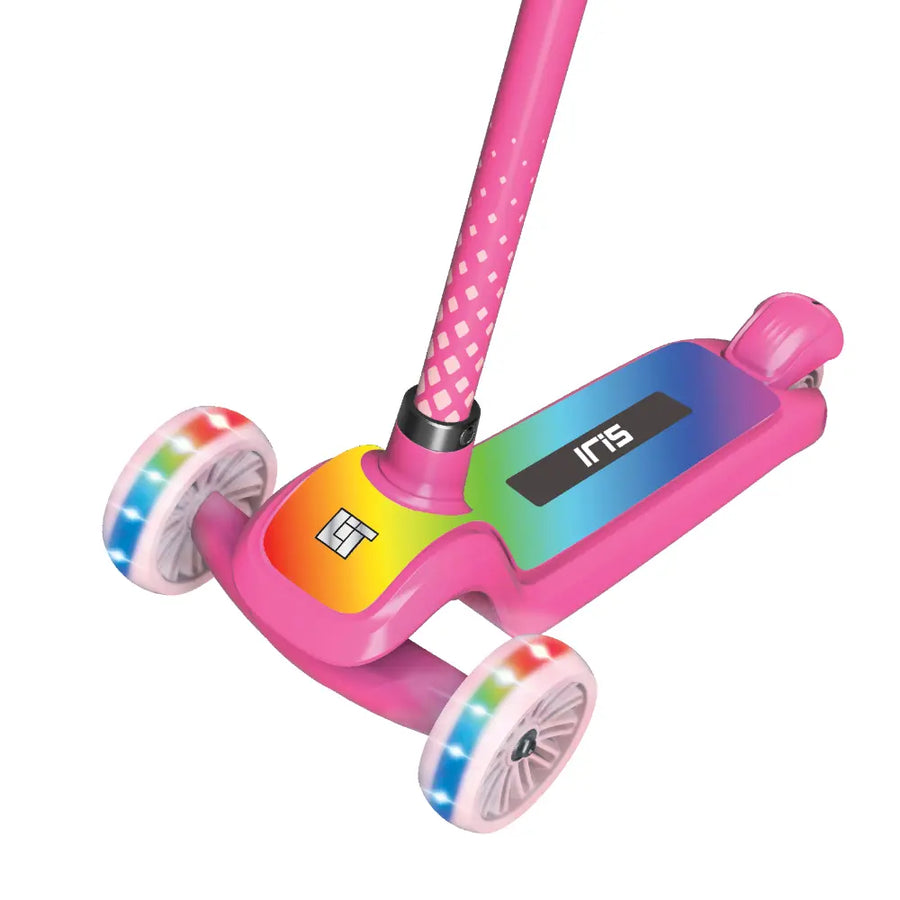 Spartan Lit Iris 3 Wheel Scooter Pink Battery-Operated