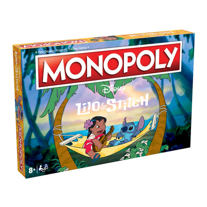 Monopoly Lilo & Stitch Disney Hawaiian Adventure Board Games for Kids