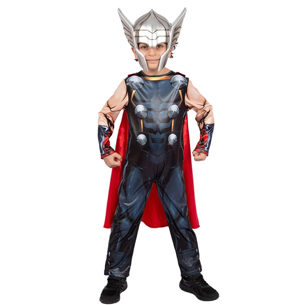 Marvel Avengers Thor Classic Costume for Kids - Superhero Fancy Dress Outfit, 3-4 Years