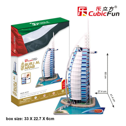 3D Puzzle Burj Al Arab 101-Piece UAE