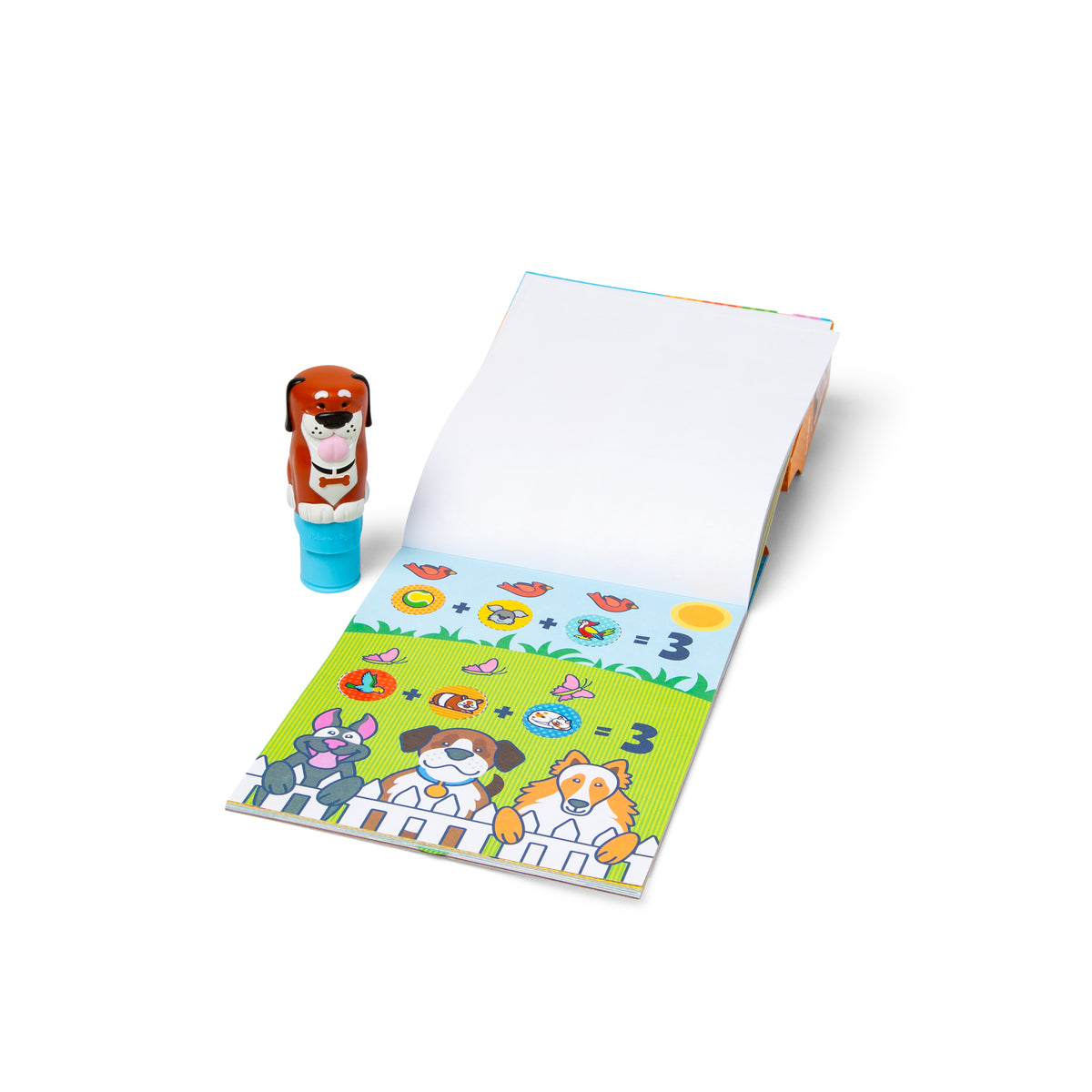 Melissa & Doug Sticker WOW! Dog Sticker Stamper & Activity Pad Set