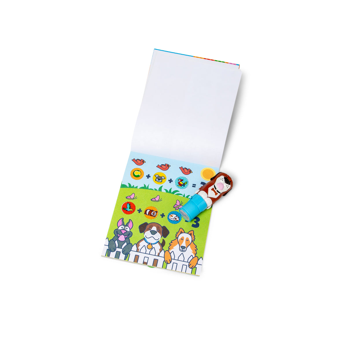 Melissa & Doug Sticker WOW! Dog Sticker Stamper & Activity Pad Set