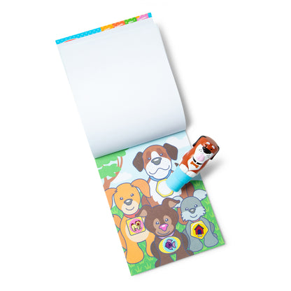 Melissa & Doug Sticker WOW! Dog Sticker Stamper & Activity Pad Set