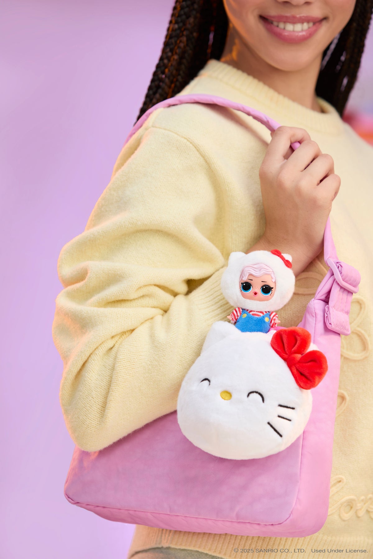 L.O.L. Surprise Loves Hello Kitty Reversible Plush Surprise Collectible - Sold per Piece (Random Selection)