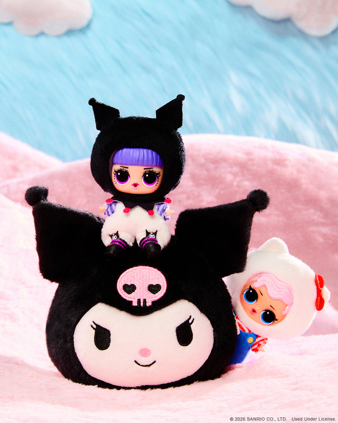 L.O.L. Surprise Loves Hello Kitty Reversible Plush Surprise Collectible - Sold per Piece (Random Selection)