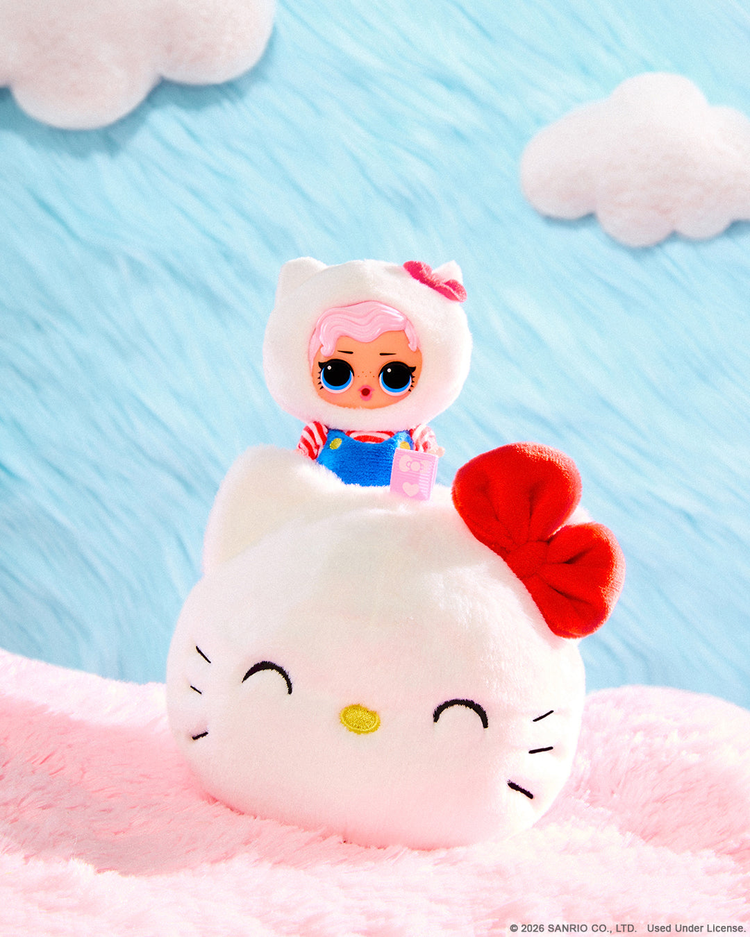 L.O.L. Surprise Loves Hello Kitty Reversible Plush Surprise Collectible - Sold per Piece (Random Selection)