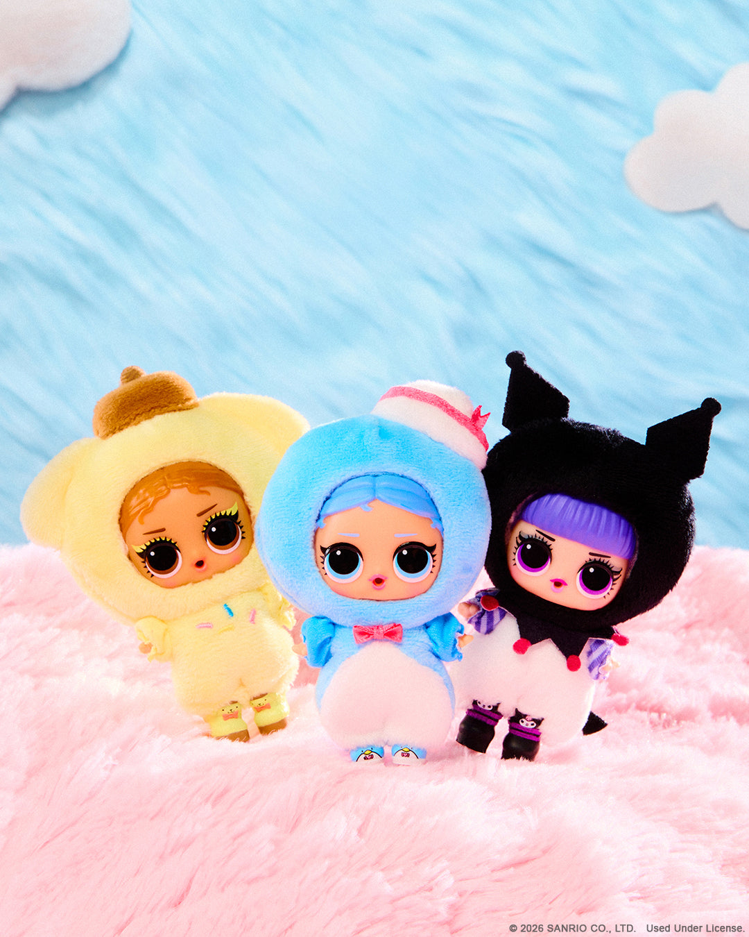 L.O.L. Surprise Loves Hello Kitty Reversible Plush Surprise Collectible - Sold per Piece (Random Selection)