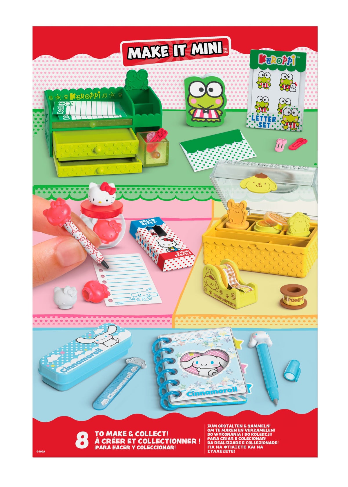 Miniverse Make It Mini Sanrio Mini Collectibles Blind Box Series Featuring Hello Kitty, Kuromi, Cinnamoroll & Keroppi
