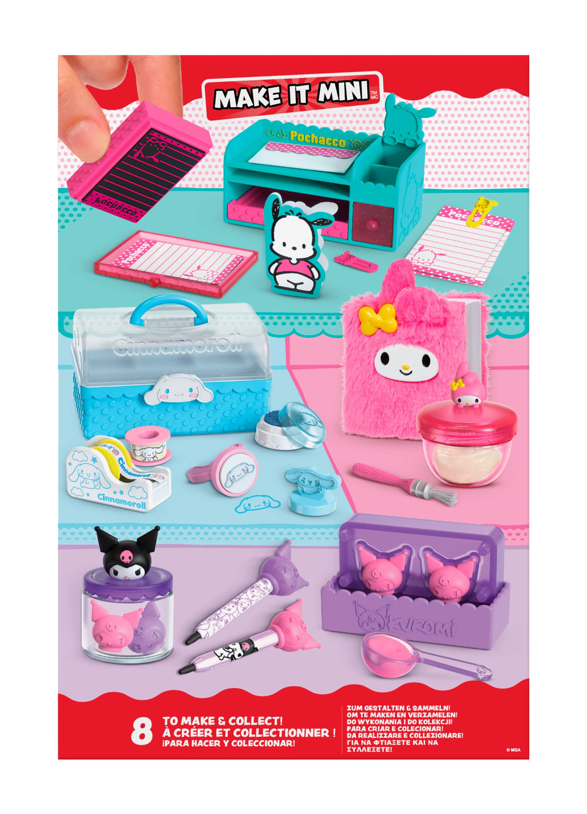 Miniverse Make It Mini Sanrio Mini Collectibles Blind Box Series Featuring Hello Kitty, Kuromi, Cinnamoroll & Keroppi