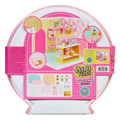 Miniverse Make It Mini Spaces Starter Pack Pink Miniature Display and Customization Set
