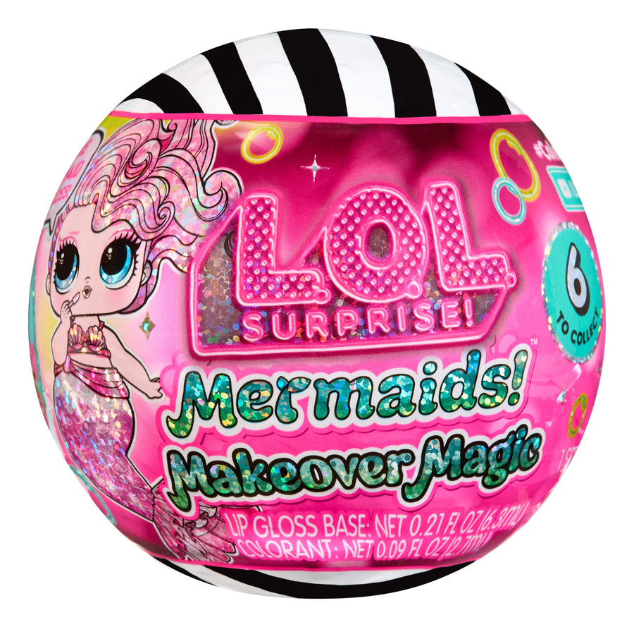 L.O.L. Surprise Mermaids Makeover Magic Tots Collectible Doll with Surprise Accessories
