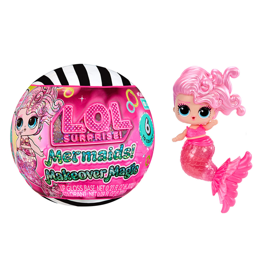 L.O.L. Surprise Mermaids Makeover Magic Tots Collectible Doll with Surprise Accessories