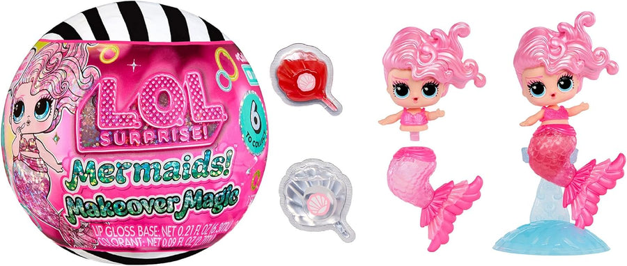 L.O.L. Surprise Mermaids Makeover Magic Tots Collectible Doll with Surprise Accessories