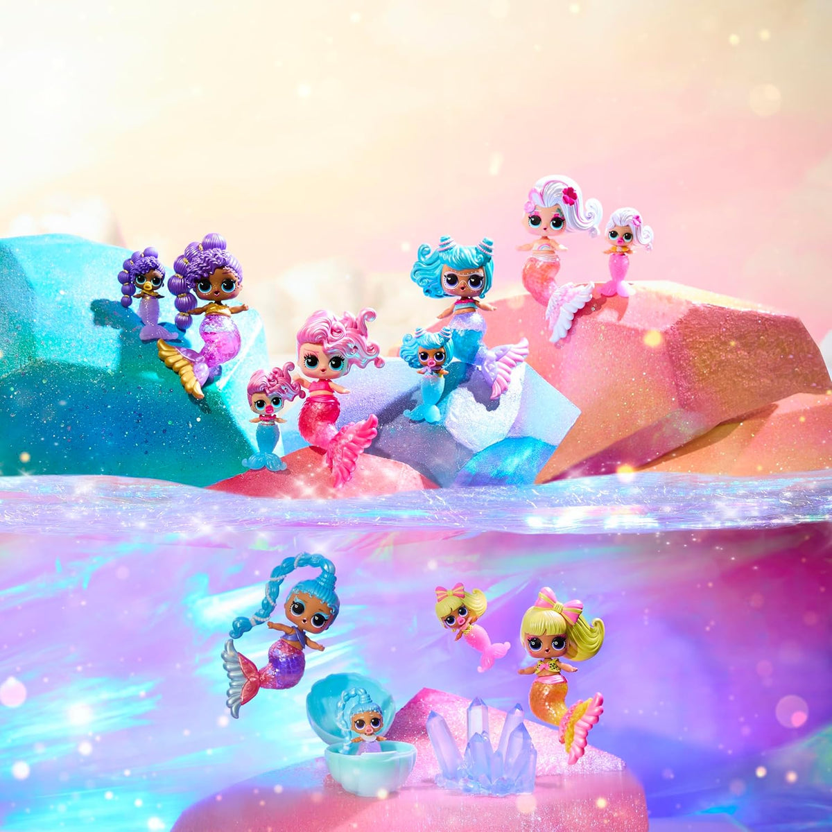 L.O.L. Surprise Mermaids Makeover Magic Tots Collectible Doll with Surprise Accessories