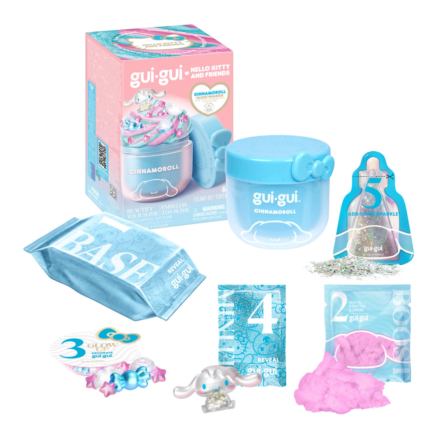 Gui Gui Hello Kitty & Friends Cinnamoroll Slime Single Pack Collectible Slime Toy for Kids