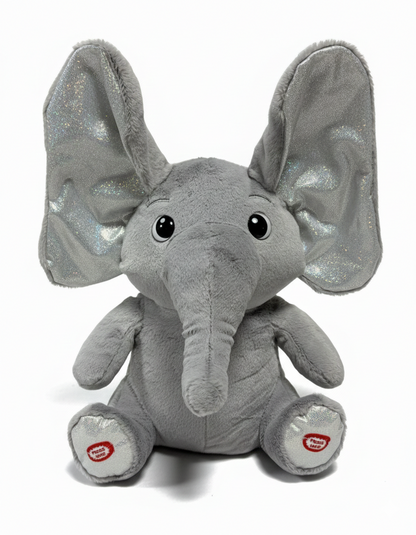 Mini Melody Peekaboo Ellie the Elephant Interactive Plush Toy - 28 cm