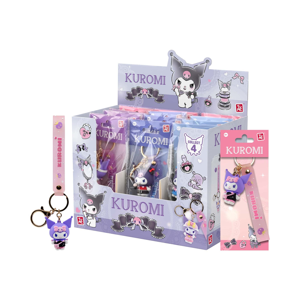 Hello Kitty Key Chain Kuromi Series Collectibles 1-piece Assortment